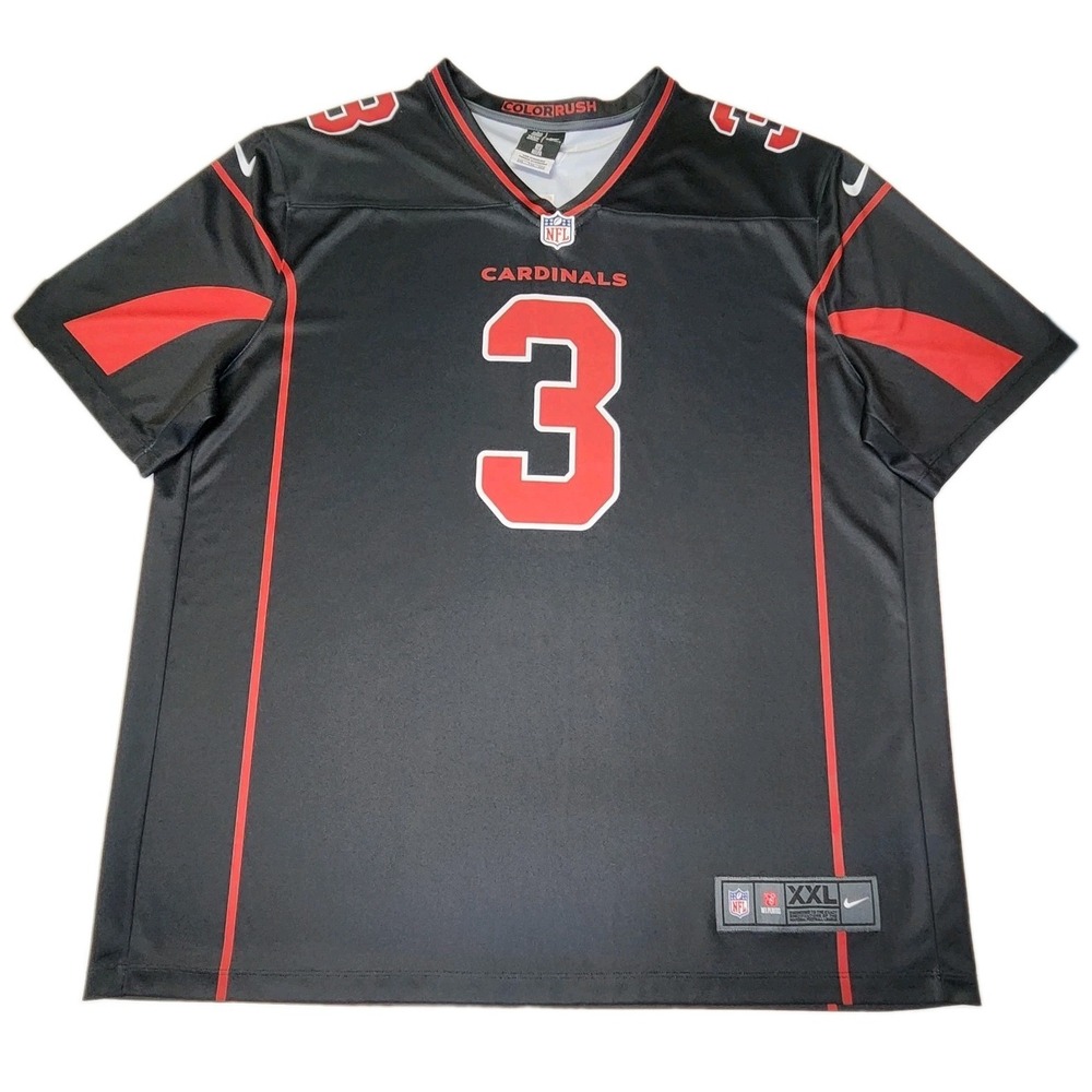 Nike Arizona Cardinals Carson Palmer #3 Color Rush Jersey XXL NFL Dri-FIT Black